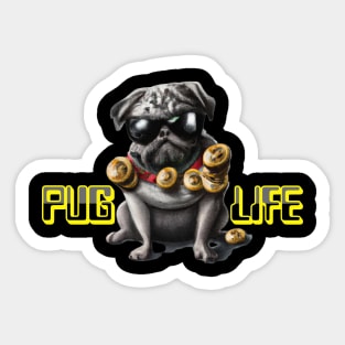 Pug's Life Sticker